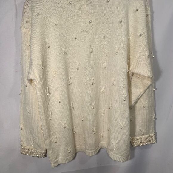 Vintage Pearl Cream Sweater - Picture 7 of 14
